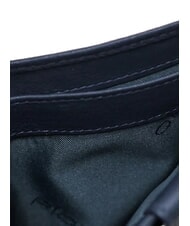 PIQUADRO AKRON Portafoglio in pelle con portamonete blu - Portafogli Uomo - 3