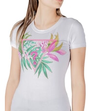 GUESS CN SS LEAF T-shirt a maniche corte purwhite - T-shirt e Top Donna - 3