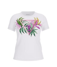 GUESS CN SS LEAF T-shirt a maniche corte purwhite - T-shirt e Top Donna - 4