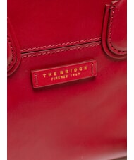 THE BRIDGE ELETTRA Borsa a mano in pelle con tracolla berry abb. oro - Borse Donna - 3