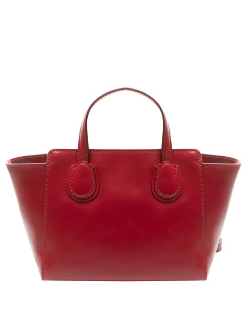 ELETTRA Borsa a mano in pelle con tracolla berry abb. oro - Borse Donna