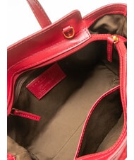 THE BRIDGE ELETTRA Borsa a mano in pelle con tracolla berry abb. oro - Borse Donna - 5