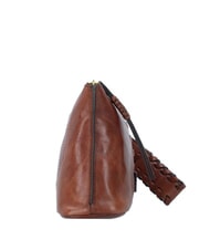 THE BRIDGE FEBE Beauty in pelle con intrecci MARRONE - Beauty Case - 3