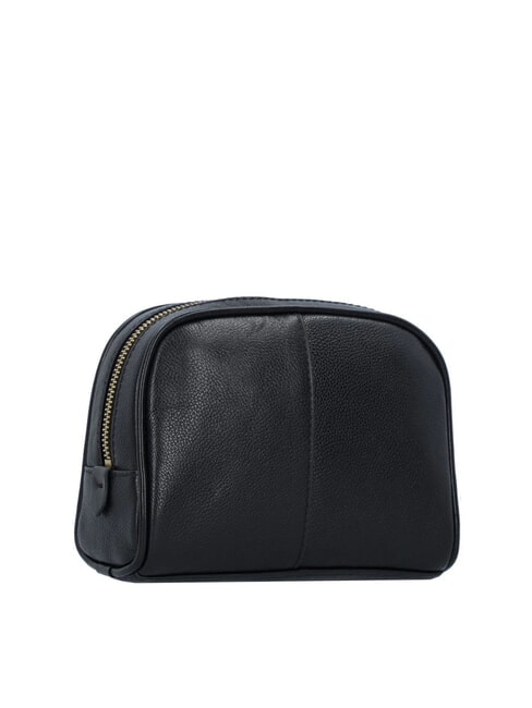 ELISABETTA Beauty piccolo in pelle Nero Oro - Bustine & Necessaire
