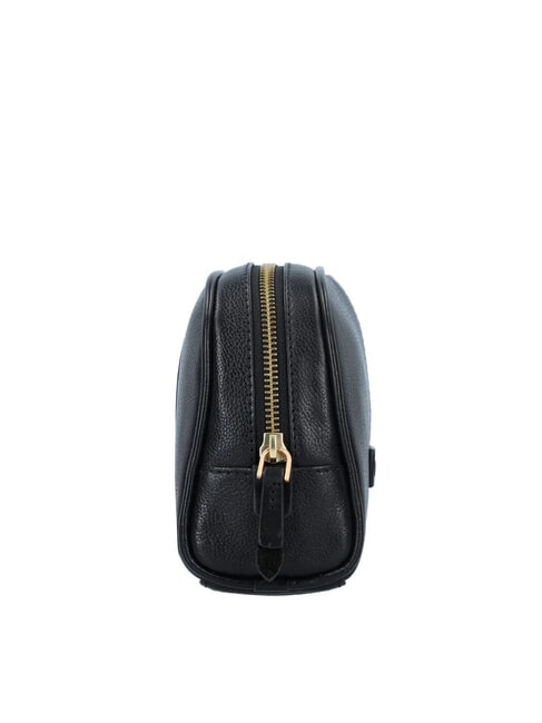 ELISABETTA Beauty piccolo in pelle Nero Oro - Bustine & Necessaire