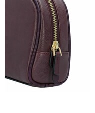 THE BRIDGE ELISABETTA Beauty medio in pelle grape abb. oro - Beauty Case - 4