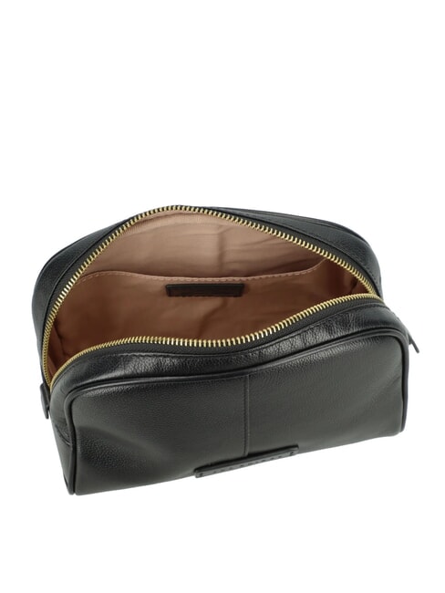 ELISABETTA Beauty medio in pelle Nero Oro - Beauty Case