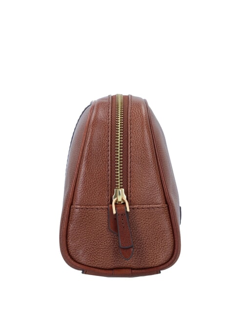 ELISABETTA Beauty medio in pelle MARRONE - Beauty Case