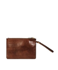 THE BRIDGE FIONA Pochette piatta in pelle con polsierina MARRONE - Borse Donna - 3