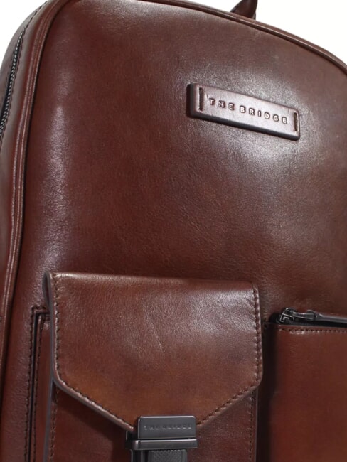FILIPPO Zaino in pelle, porta pc 13" Marrone/Rutenio                - Zaini da lavoro porta PC