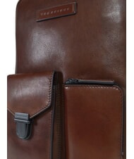 THE BRIDGE FILIPPO Zaino in pelle, porta pc 13" Marrone/Rutenio                - Zaini da lavoro porta PC - 4