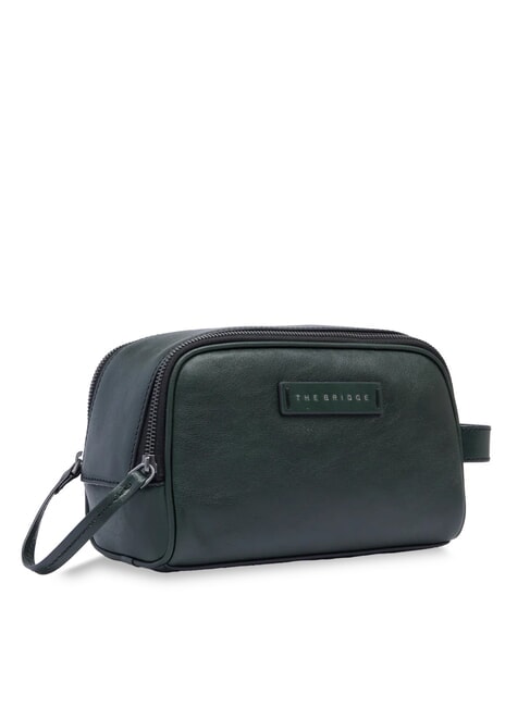 FILIPPO Beauty case in pelle malachite/rut. scuro - Beauty Case