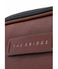 THE BRIDGE FILIPPO Beauty case in pelle Marrone/Rutenio                - Beauty Case - 3