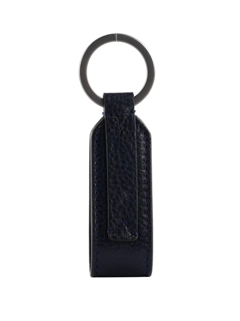 DUCCIO Portachiavi con charm in pelle blue/ruten - Portachiavi