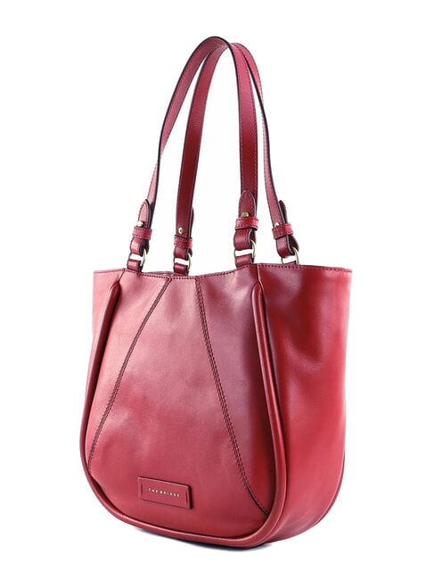 BRIGIDA  Shopper in pelle berry abb. oro - Borse Donna