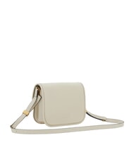 PINKO LOVE BOX Borsa mini in nappa con flap bianco seta-antique gold - Borse Donna - 3