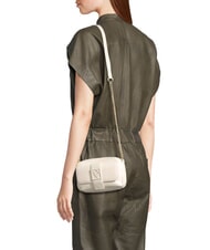 ARMANI EXCHANGE SUSIE SOFT Borsa camera case a tracolla off white - Borse Donna - 4