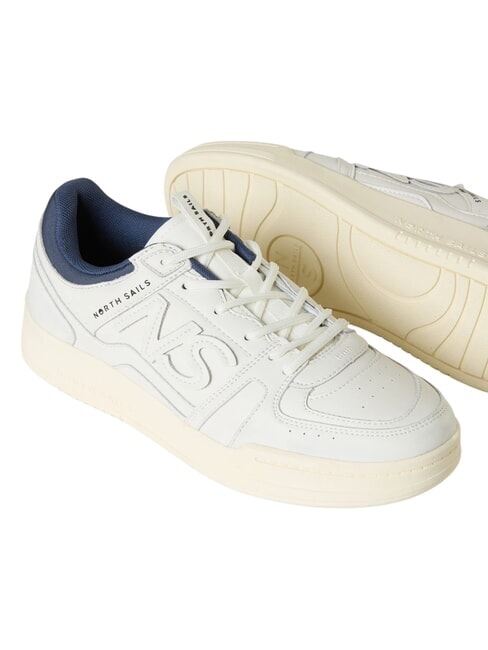 JETTY PRO DIVE Sneakers in pelle white/darkdenim - Scarpe Uomo