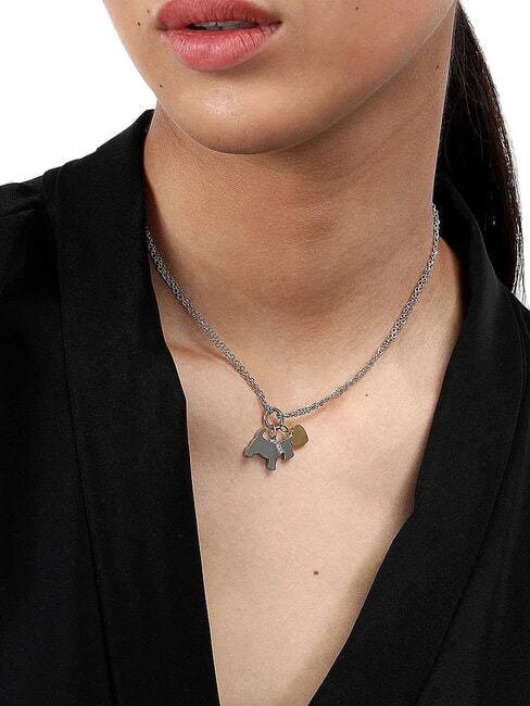 TALISMANI Collana in acciaio con cristalli ACCIAIO - Collane