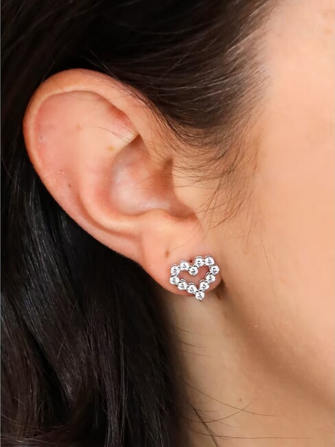 TESORI Orecchini in argento e zirconi  ARGENTO - Orecchini