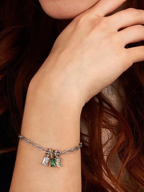 DROPS  Bracciale con charm ACCIAIO - Bracciali Donna