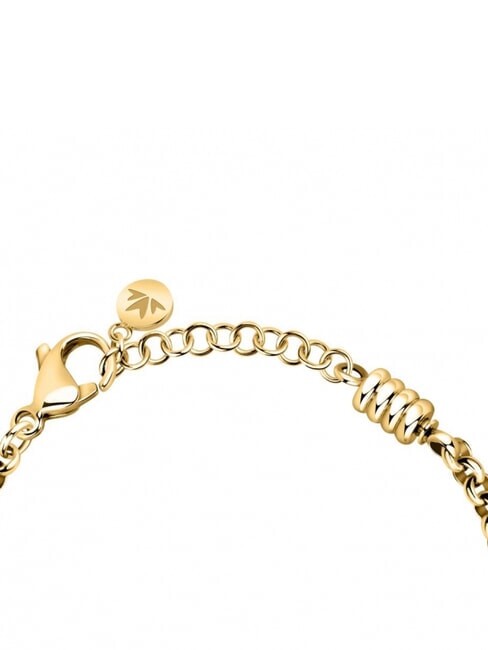 DROPS  Braccialetto in acciaio con cristalli oro - Bracciali Donna