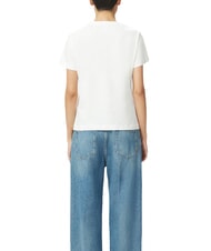 PINKO NAMBRONE  T-Shirt in cotone bianco-biancaneve - T-shirt e Top Donna - 2