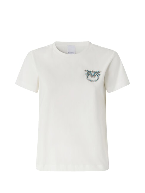 NAMBRONE  T-Shirt in cotone bianco-biancaneve - T-shirt e Top Donna