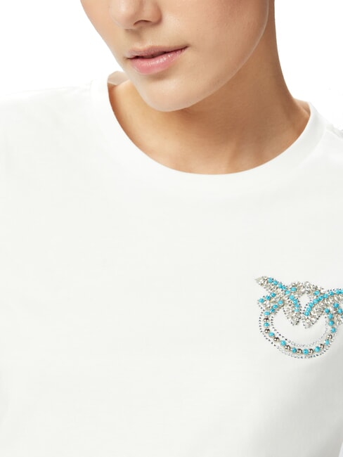 NAMBRONE  T-Shirt in cotone bianco-biancaneve - T-shirt e Top Donna