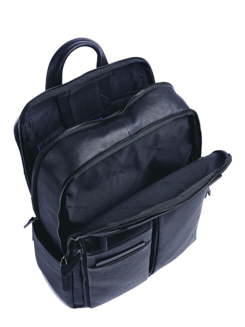 PAAVO Zaino porta PC 14", in pelle blu - Zaini da lavoro porta PC