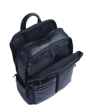 PIQUADRO PAAVO Zaino porta PC 14", in pelle blu - Zaini da lavoro porta PC - 4