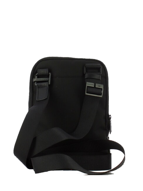 WOODY Borsello in pelle e tessuto Nero - Tracolle Uomo