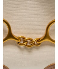 TOSCA BLU CECILIA Borsa a mano in canvas con tracolla CUOIO - Borse Donna - 3