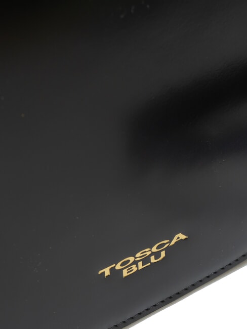 KORA Borsa in pelle con pattina Nero - Borse Donna