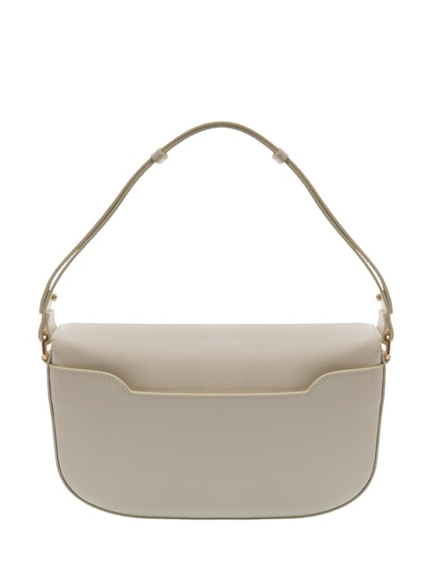KORA Borsa in pelle con pattina bianco avorio - Borse Donna