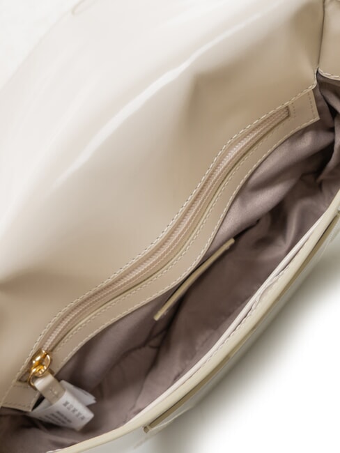 KORA Borsa in pelle con pattina bianco avorio - Borse Donna
