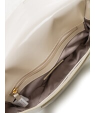 TOSCA BLU KORA Borsa in pelle con pattina bianco avorio - Borse Donna - 5