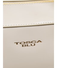 TOSCA BLU KORA Borsa bauletto in pelle con tracolla bianco avorio - Borse Donna - 3
