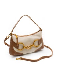 TOSCA BLU CECILIA Borsa a spalla in canvas con tracolla CUOIO - Borse Donna - 3