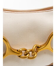 TOSCA BLU CECILIA Borsa a spalla in canvas con tracolla CUOIO - Borse Donna - 4