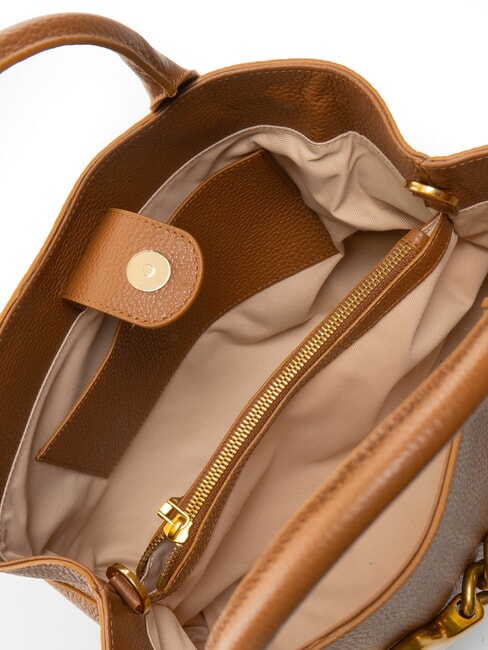 CECILIA Borsa a mano grande in pelle CUOIO - Borse Donna