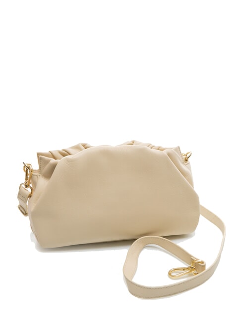 VITTORIA Borsa media in pelle doppia funzione bianco avorio - Borse Donna