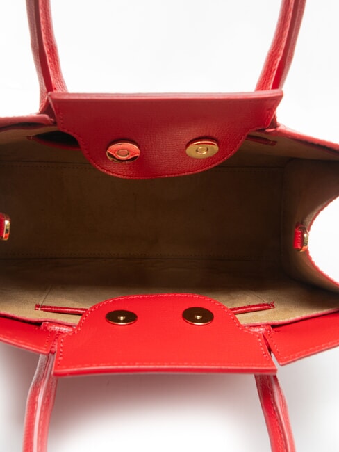 BIANCA Borsa a mano media in pelle CORALLO - Borse Donna