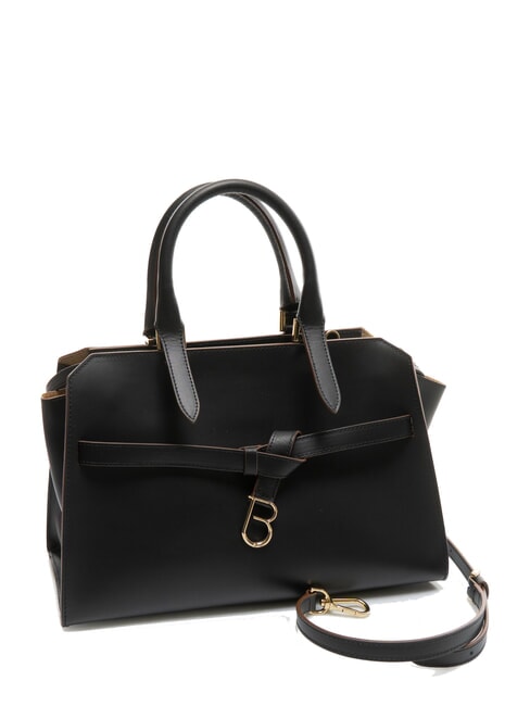 AMELIA Borsa a mano in pelle con charm Nero - Borse Donna
