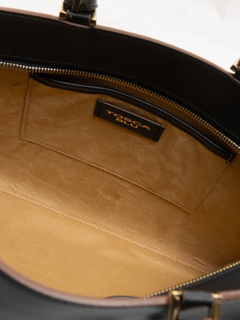 AMELIA Borsa a mano in pelle con charm Nero - Borse Donna