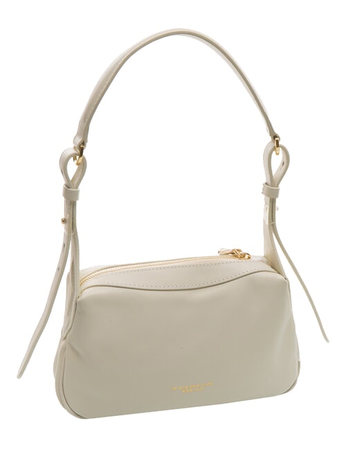ANGIE Borsa piccola a spalla in pelle bianco avorio - Borse Donna