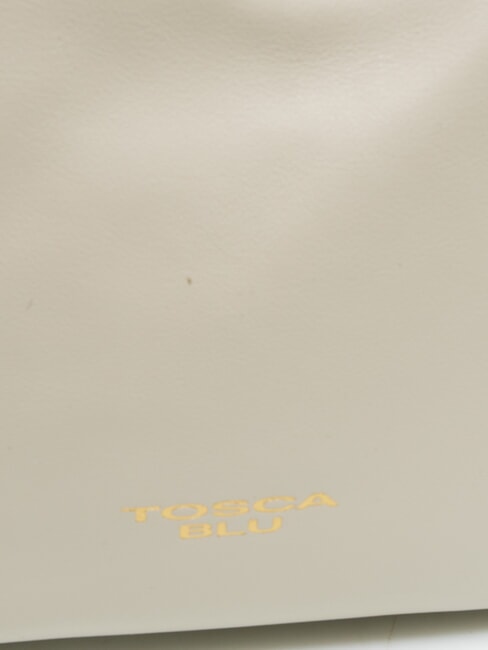 ANGIE Borsa piccola a spalla in pelle bianco avorio - Borse Donna