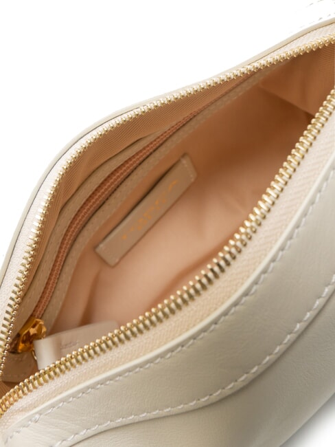 ANGIE Borsa piccola a spalla in pelle bianco avorio - Borse Donna