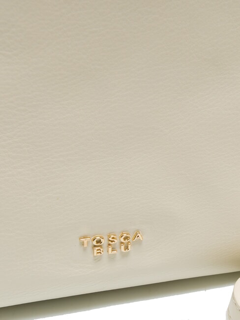 BEATRICE Borsa in pelle con manico e tracolla bianco avorio - Borse Donna