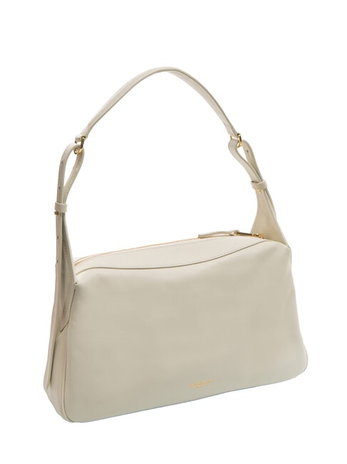 ANGIE Borsa a spalla in pelle bianco avorio - Borse Donna